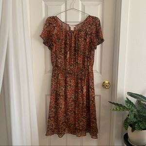 Sundance Floral Silk Dress